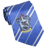 Metamorph Zauberer-Kostüm Harry Potter – Ravenclaw Krawatte, Glänzende Krawatte mit dem Logo und den Farben des Hauses Ravenclaw blau