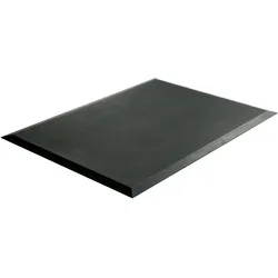 Arbeitsplatzmatte Flachnoppe 90x65x1,3cm anthrazit SZAGATO Anti Ermüdungsmatte Steharbeitsplatz Gummi Meterware Anti Ermüdungsmatten