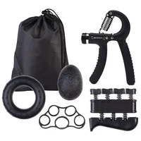 Speeron 6-teiliges Handtrainer-Set inkl. Handgriffstärker, Stressball & Beutel