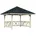 Pavillon 3 3 inkl 3 Seitenteile Natur