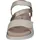 CAPRICE Riemchensandale Damen Beige/Weiß 38