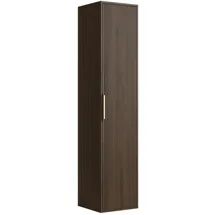 Badplaats Rimini Badezimmerschrank 38 x 33 x 170 cm Walnuss Braun MDF/Spanplatte/Massivholz
