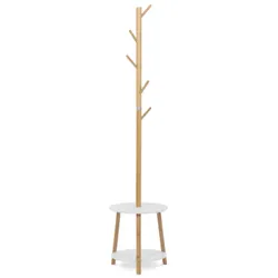 Autronic Kleiderständer 174 cm natürlich Bambus DR-N1004 WT