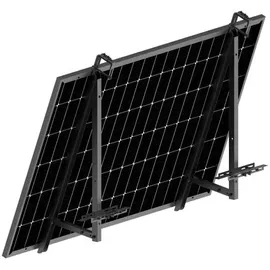 Solarway Balkonkraftwerk-Halterung für Solarmodule 2 Stück Neigungswinkel 10° - 35° schwarz