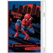ROTH Hausaufgabenheft Marvel Spider-Man für clevere Faule liniert DIN A5 ohne Rand, 104 Blatt, 1 St.