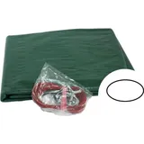 Weinmann Winterabdeckplane ovalbecken schwarz 623 x 360 cm