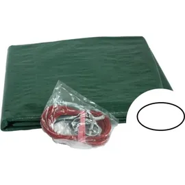 Weinmann Winterabdeckplane ovalbecken schwarz 623 x 360 cm