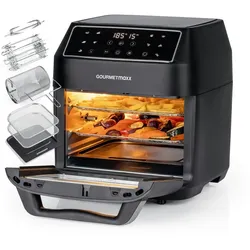 GOURMETmaxx Heißluft-Ofen Digital 12l 1700W schwarz