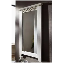 Massivmoebel24 Spiegel Mango / Akazie 60 x 3 x 90 cm Weiß