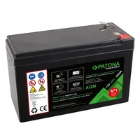 PATONA Premium AGM Blei Akku 12V 9Ah 20HR 1800