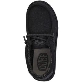 HEYDUDE Wally Youth Basic Kinder Schwarz 32