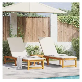 vidaXL Sonnenliege 202 x 53 x 89 cm Braun