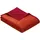 IBENA Fano Kuscheldecke 100 x 150 cm rot/orange