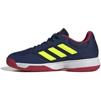 adidas Gamespec Kids Tennis Shoes, dark blue-lucid lemon-ftwr white (043A) 2