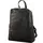 Corno d ́Oro Premium Lederrucksack Damen Elegant mit vielen Fächern I Handgefertigter Rucksack Leder Laptoprucksack für 14 Zoll Notebook I Business Damenrucksack schwarz