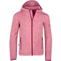 TROLLKIDS Strickfleecejacke TROLLKIDS "GIRLS JONDALEN JACKET XT", Mädchen, Gr. 152, mauve, plum, Obermaterial: 100% Polyester, Jacken