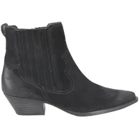 Paul Green Stiefelette 8144-016, Rauleder, Schwarz, Damen EU / 6 UK