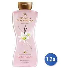 Spuma di Sciampagna Bad 650 Ml. Verein Seide/Vanille