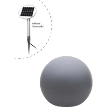 8 seasons DESIGN Kugelleuchte Shining Globe Ø 30 (Solar/Grey)