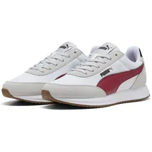 Puma R78 LIGHTWIND, Unisex Sneaker, COOL Light Gray-Dark Crimson-PUMA White, - 44 EU
