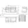 Villeroy & Boch Waschtischunterschrank 4 Auszüge 120 x 54,8 x 50 cm Marine Blue