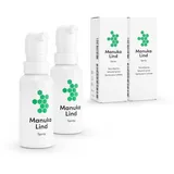 ManukaLind Wundheilspray 2x30ml - Natürlich wirksam mit Manuka-Honig MGO 514+ - Für alle Wundheilungsphasen - Ideal für Reiseapotheke & Notfallset