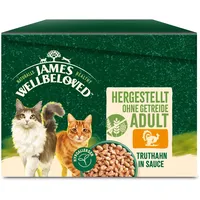 James Wellbeloved Adult Cat Grain Free Truthahn in Sauce
