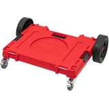 QBRICK SYSTEM Transportroller Rollbrett Transportbrett 120 kg Tragkraft ONE Transport Platform All Terrain RED Ultra HD Rot 750 x 542 x 223 mm