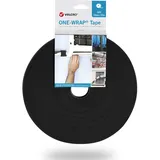 Velcro Klebeband One Wrap 10 mm x 25 m Schwarz
