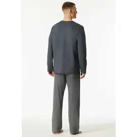 SCHIESSER Schlafanzug Comfort Essentials grau S (48)