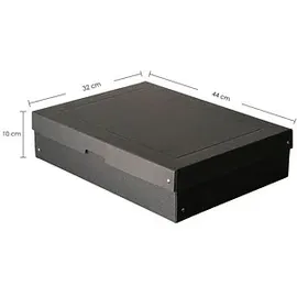 Falken Aufbewahrungsbox Pure Box A3 32 x 44 x 10 cm 1-tlg. schwarz