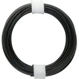 Donau Elektronik 118-1 Litze 1 x 0.14 mm2 Schwarz 10 m