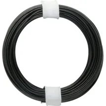 Donau Elektronik 118-1 Litze 1 x 0.14 mm2 Schwarz 10 m
