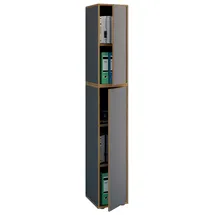 VCM Salia Aktenschrank 30 x 183 x 33 schwarz