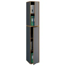 VCM Salia Aktenschrank 30 x 183 x 33 schwarz