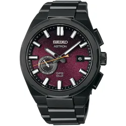 Seiko SSJ029J1 Astron GPS Solar Herrenuhr Titan/Lila LE
