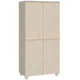 vidaXL Kleiderschrank HAMAR Honigbraun 89x50x180 cm Massivholz Kiefer
