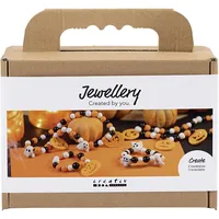 Creativ Company Mini Kreativ Set Schmuck Halskette und Armband Halloween Farben