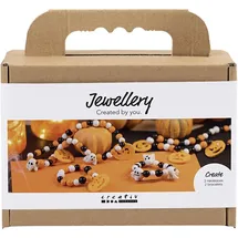 Creativ Company Mini Kreativ Set Schmuck Halskette und Armband Halloween Farben