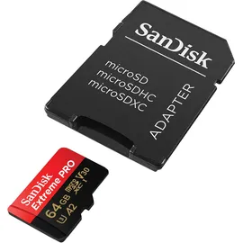 SanDisk Extreme Pro microSDXC UHS-I U3 V30 A2 64 GB