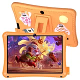 WeTapper Kids Tablet 7 Zoll Android Tablet für Kinder 2+32GB ROM with Parental Control 1024x600 IPS Touch Screen Kinder Tablet Dual Camera WiFi 5.0 Children Tablet with Kid-Proof Case (Orange)