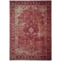 Kadima Design Vielseitiger Vintage Teppich `Coquet Tara`. Farbe: Rosa, 155x230 cm