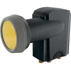 Digitales Quattro-LNB rauscharmer Signalumsetzer Anthrazit 40 mm/ Sun Protect