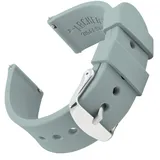 Archer Watch Straps - Uhrenarmbänder aus Silikon mit Schnellverschluss (Grün Grau, 22mm)