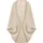 bonprix Strickponcho aus Feinstrick Beige