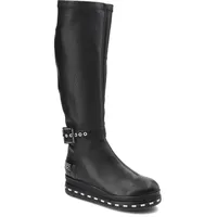 Schwarze Stiefel Maciejka Damen Lederschuhe, 36