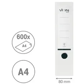 von leitz 1055 DIN A4 80 mm Weiß 1 St.