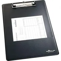 Durable Blockklemme A4, schwarz, Packung à 5 Stück, 235001