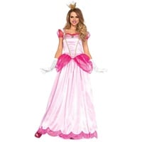 Leg Avenue Kostüm Prinzessin Pfirsich, Hinreißendes Prinzessinnen Kostüm für strahlende Auftritte rosa S