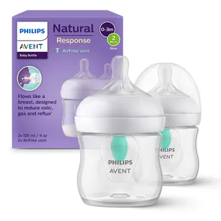 Philips Avent Natural Response AirFree SCY670/02 Babyflasche 0-3 m 2x125 ml